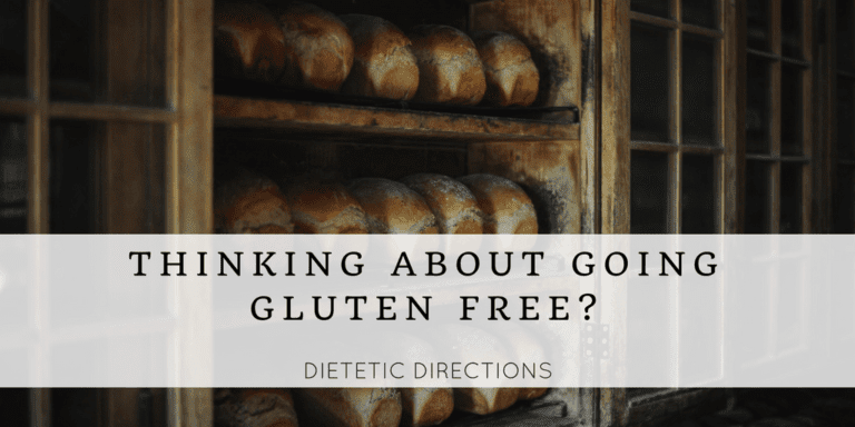 Thinking about Going GLUTEN FREE?