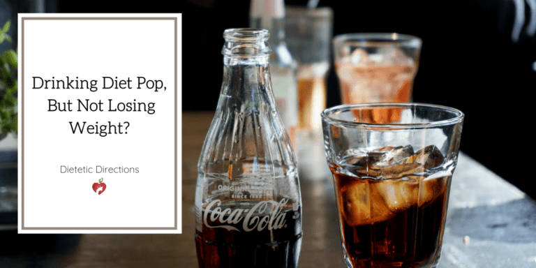 Drinking Diet Pop, But Not Losing Weight?