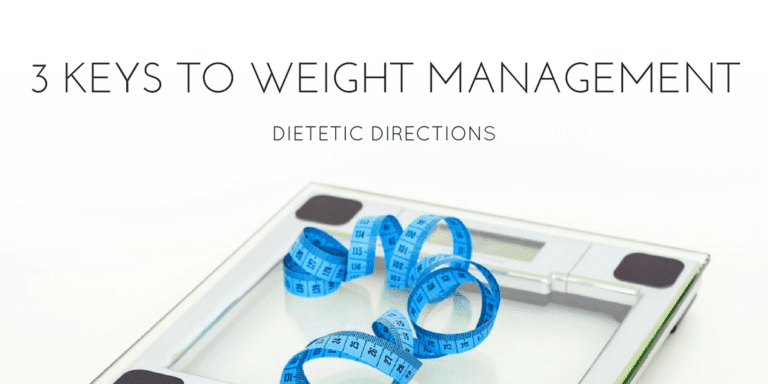 Three Keys to Weight Management