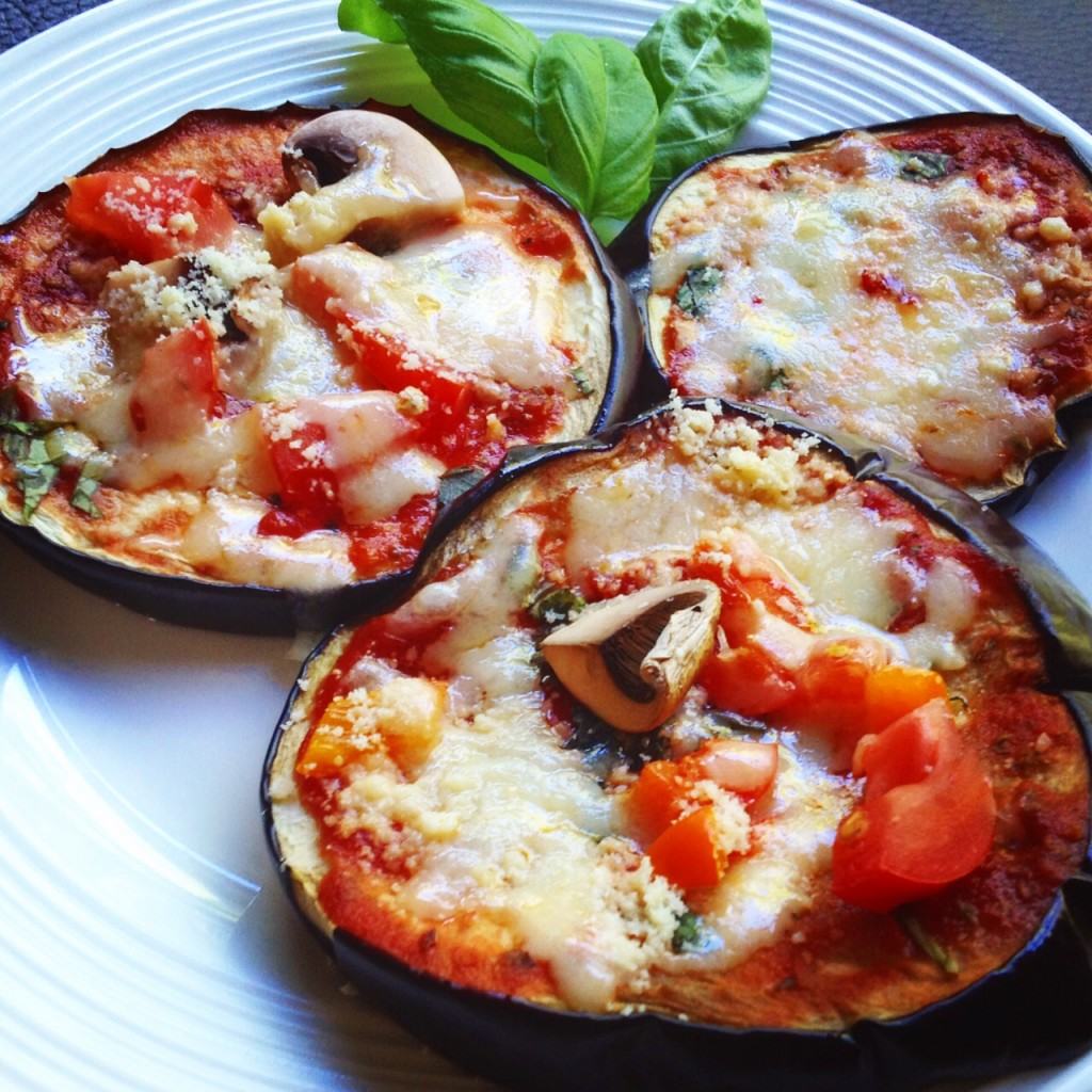 Eggplant Pizzas