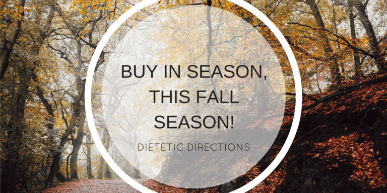 Fall Foods In Season!