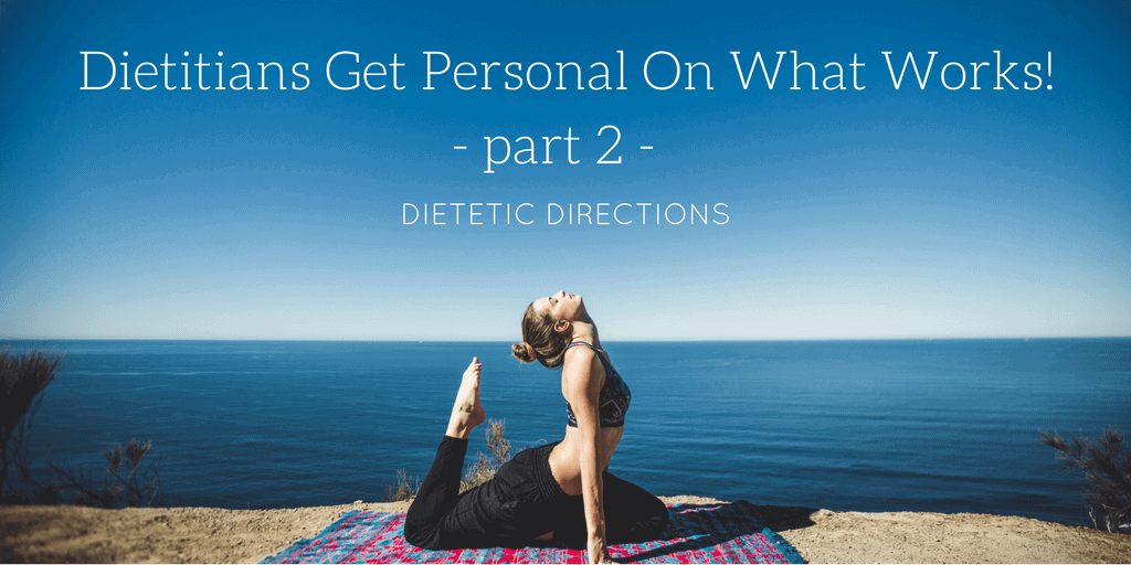 Dietitians Get Personal On What Works