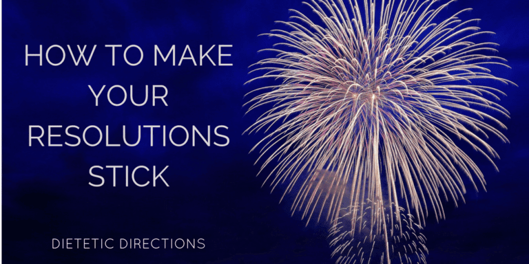 How to Make Your Resolution Stick!