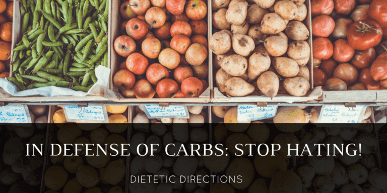 In Defense of Carbs: Stop the Hating!
