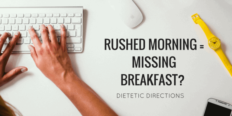 Rushed Mornings = Missed Breakfast? #NutritionMonth