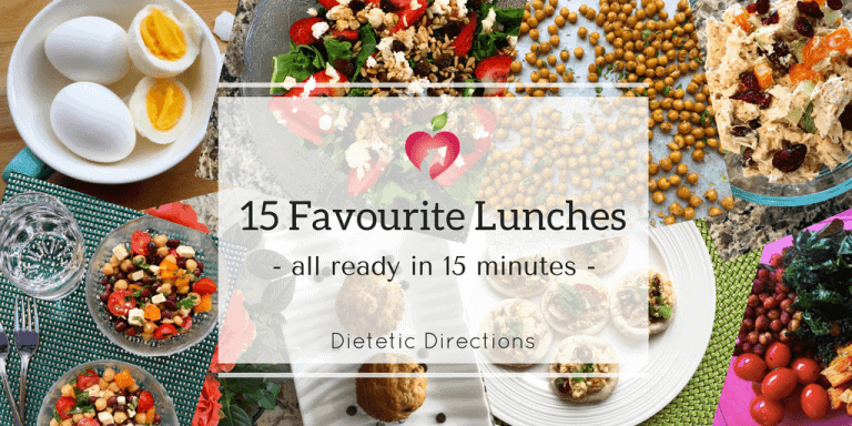 15 Minute Lunch Recipes