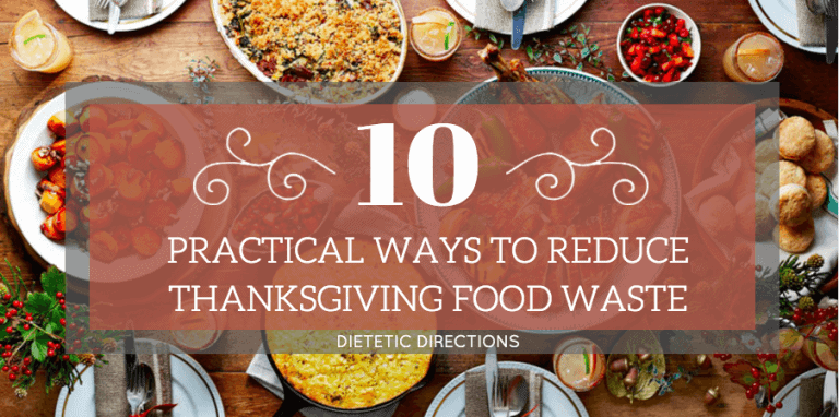 10 Practical ways to Reduce Thanksgiving Food Waste
