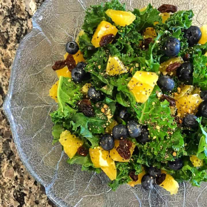 Orange & Blueberry Kale Salad