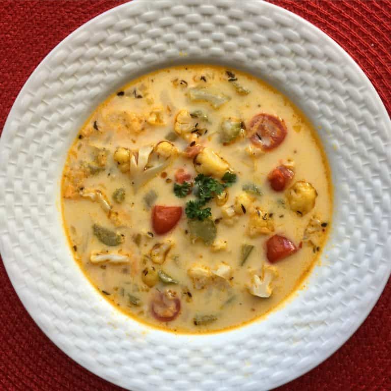 Sweet Potato & Cauliflower Soup