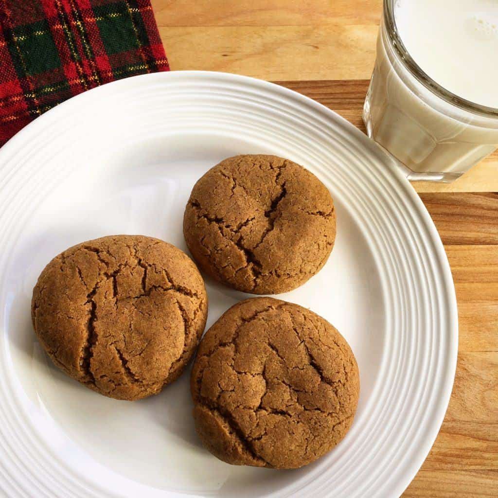 Chewy Gingersnap Cookies