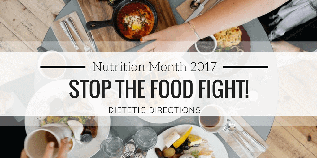 Stop the Food Fight Nutrition Month 2017