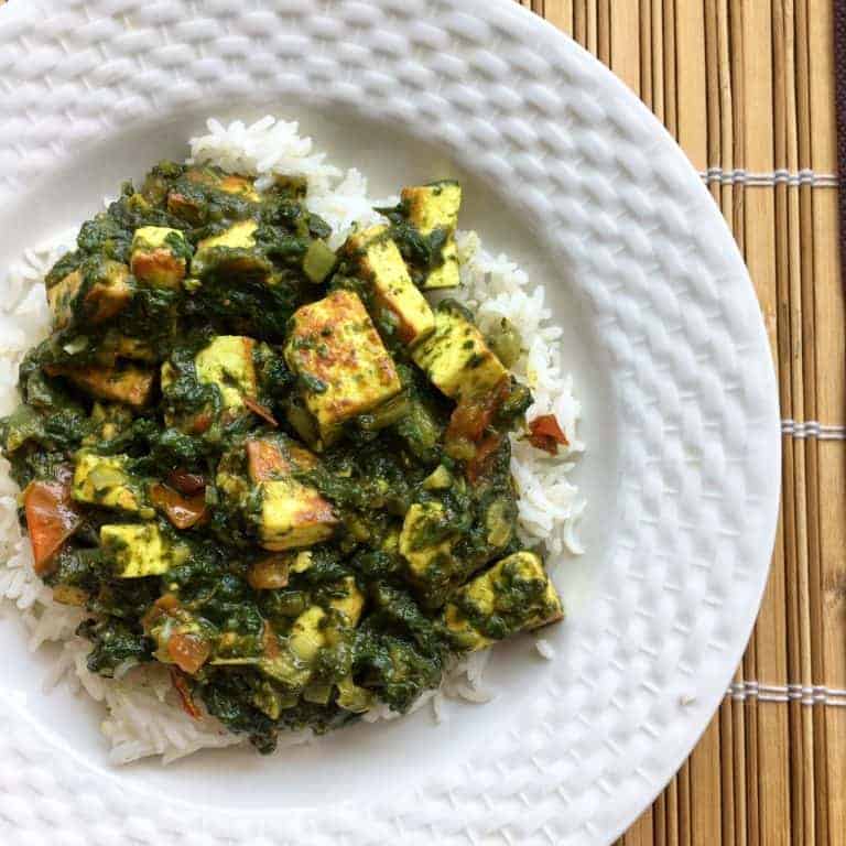 Indian Paneer with Palak