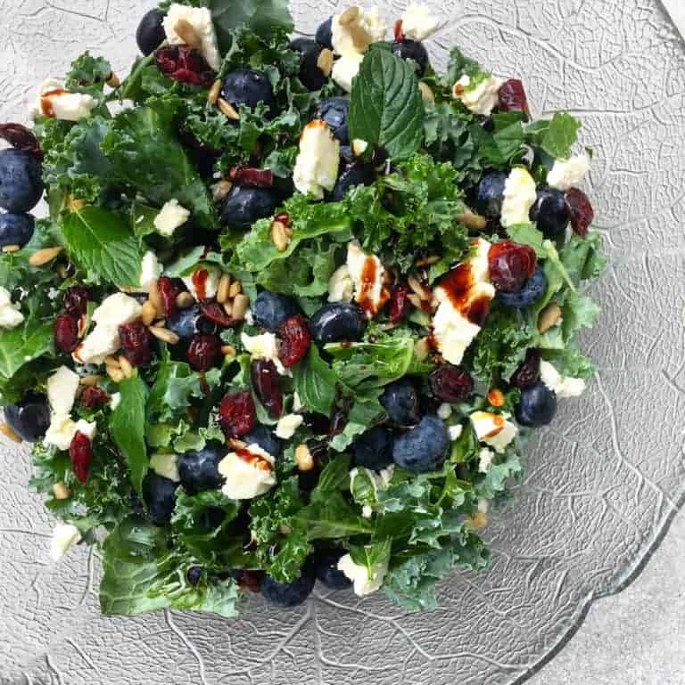 Blueberry Feta Salad with Mint