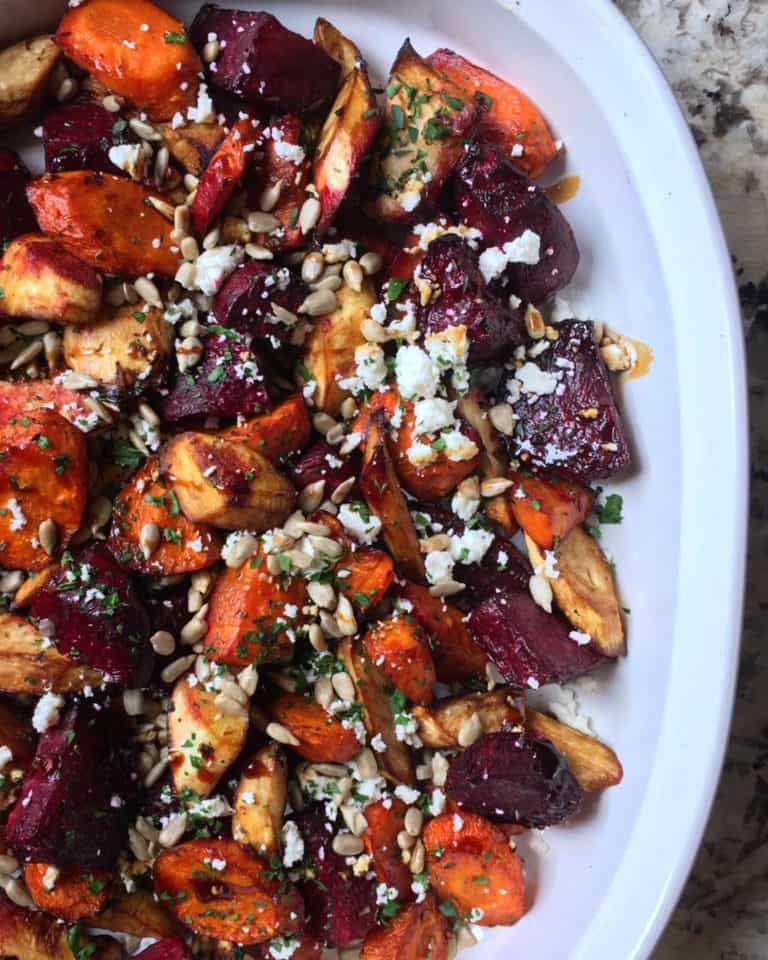 Roasted Vegetables with Feta
