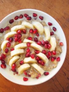 pomegranate oatmeal