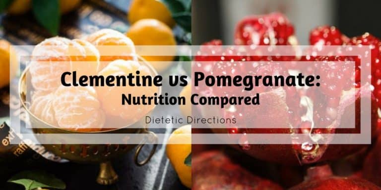 Clementine vs. Pomegranate: Nutrition Compared