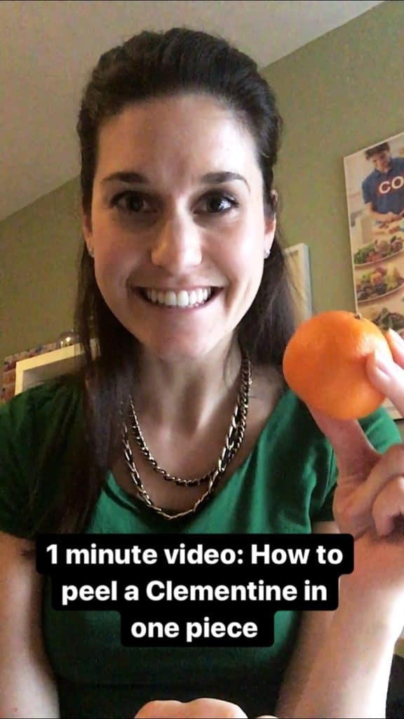 clementine peeling