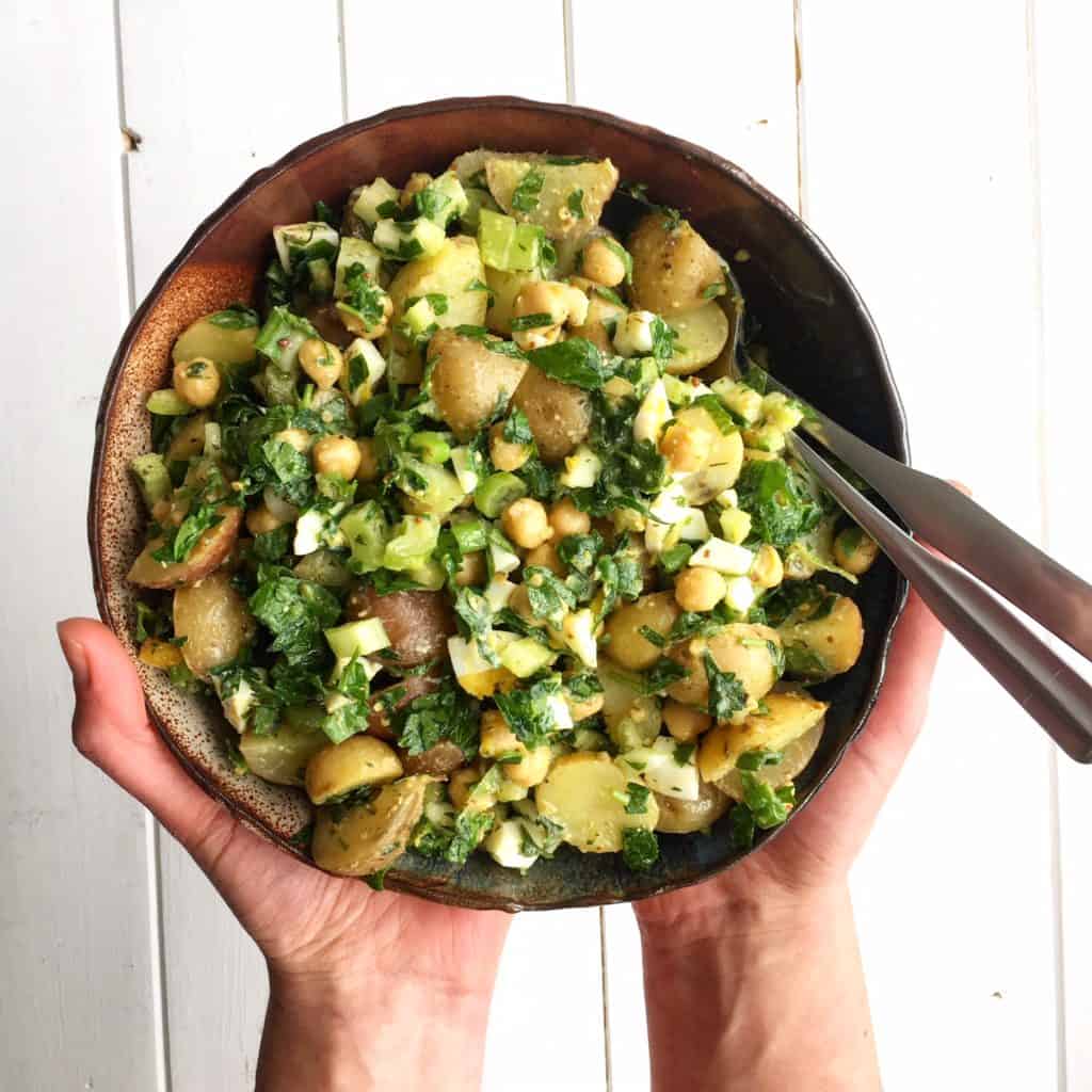 potato salad with egg