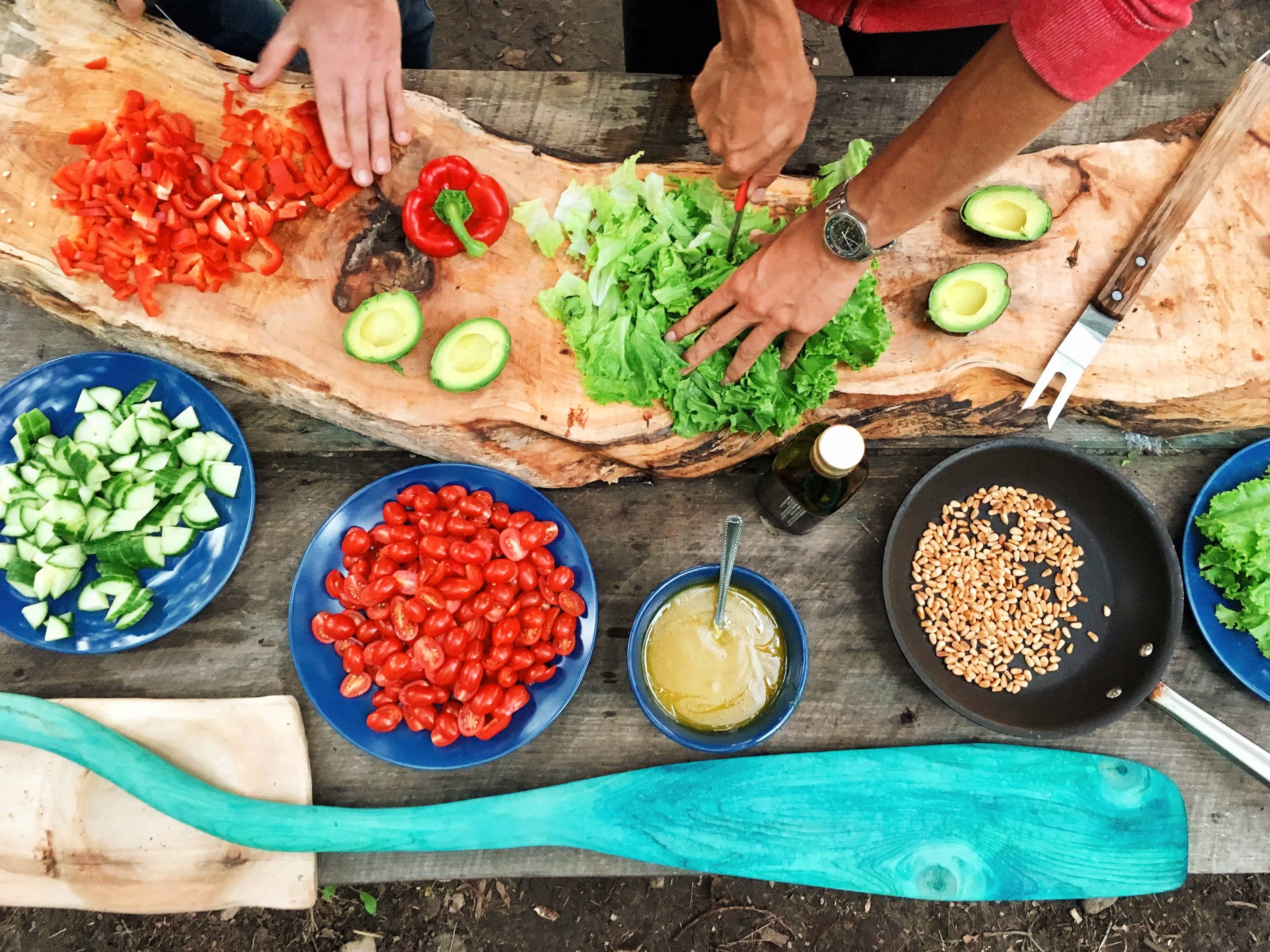 salad making