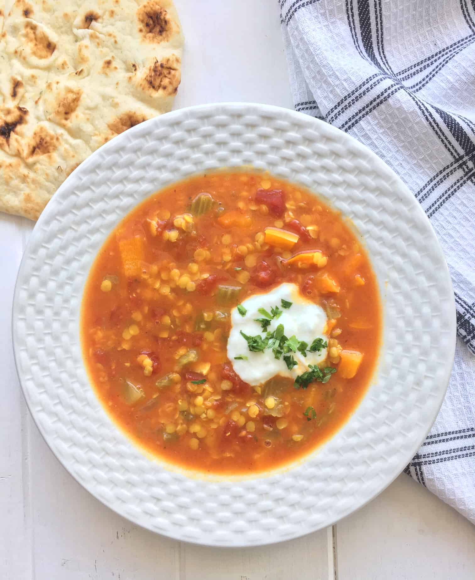 make-ahead lunches - Indian Dhal Soup