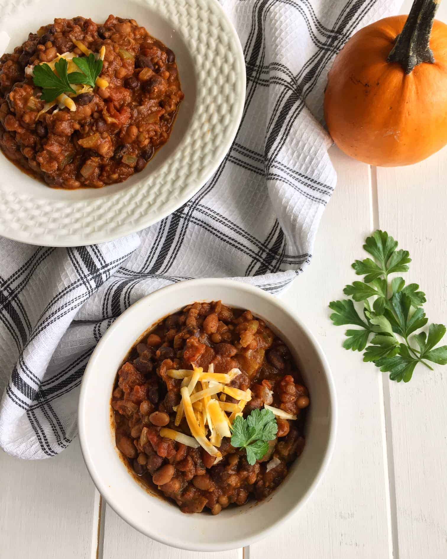 Savoury Pumpkin Chili