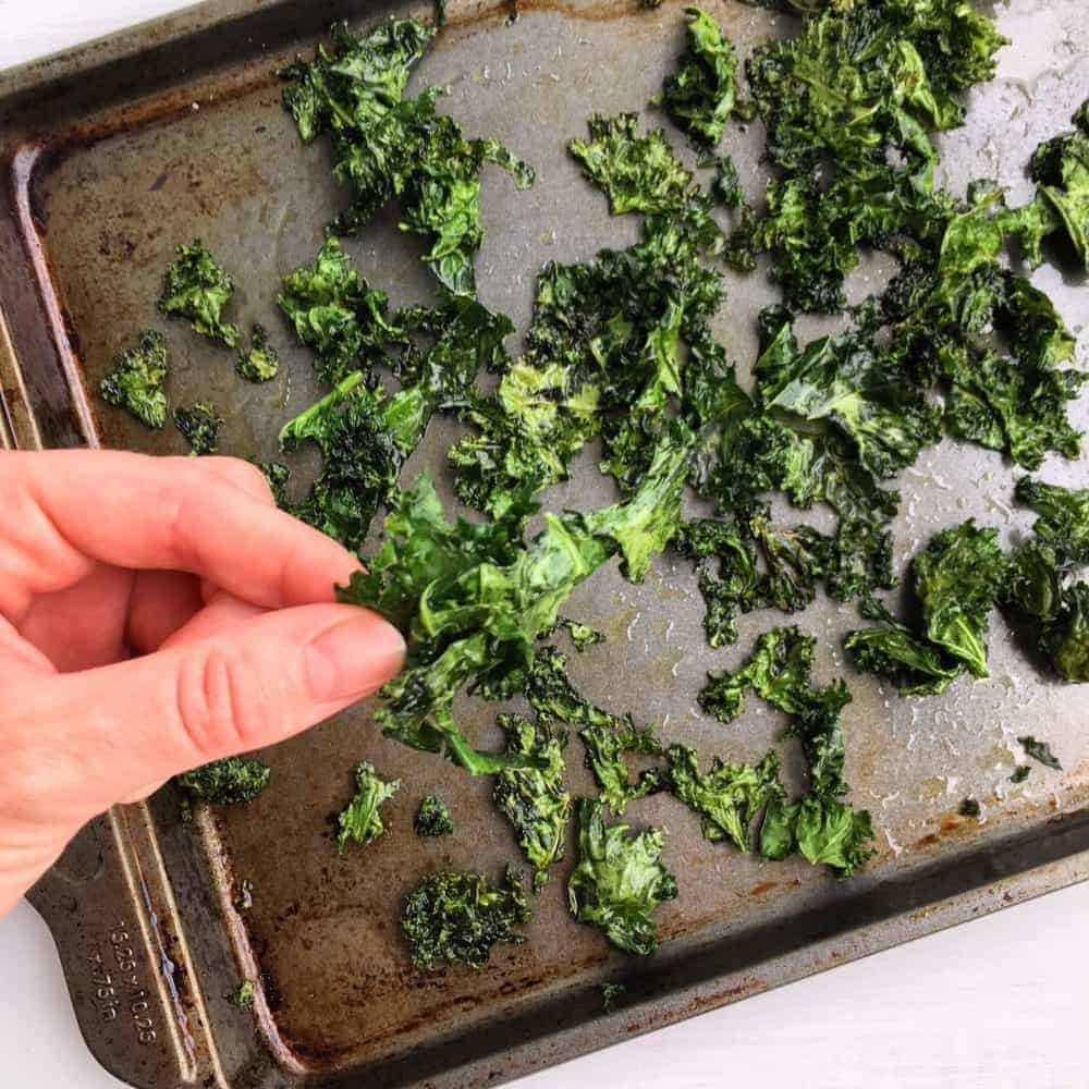 increase veggie intake kale chips