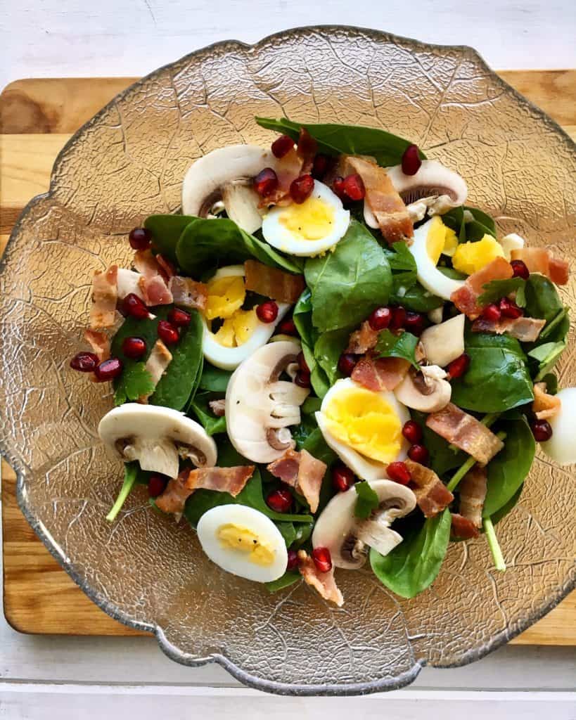 Pomegranate Spinach Salad