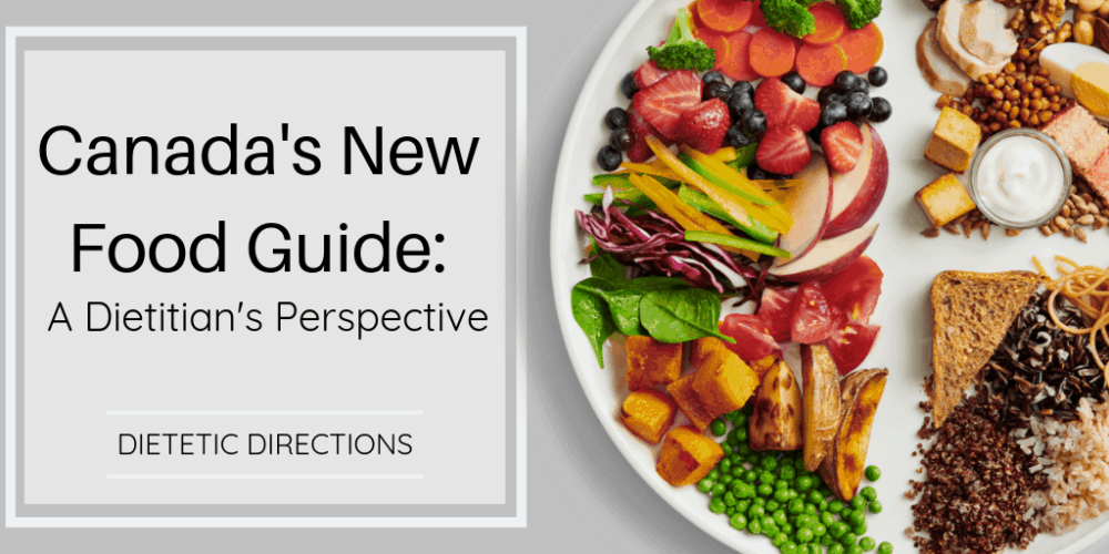 Canada's New Food Guide Dietetic Directions Dietitian and