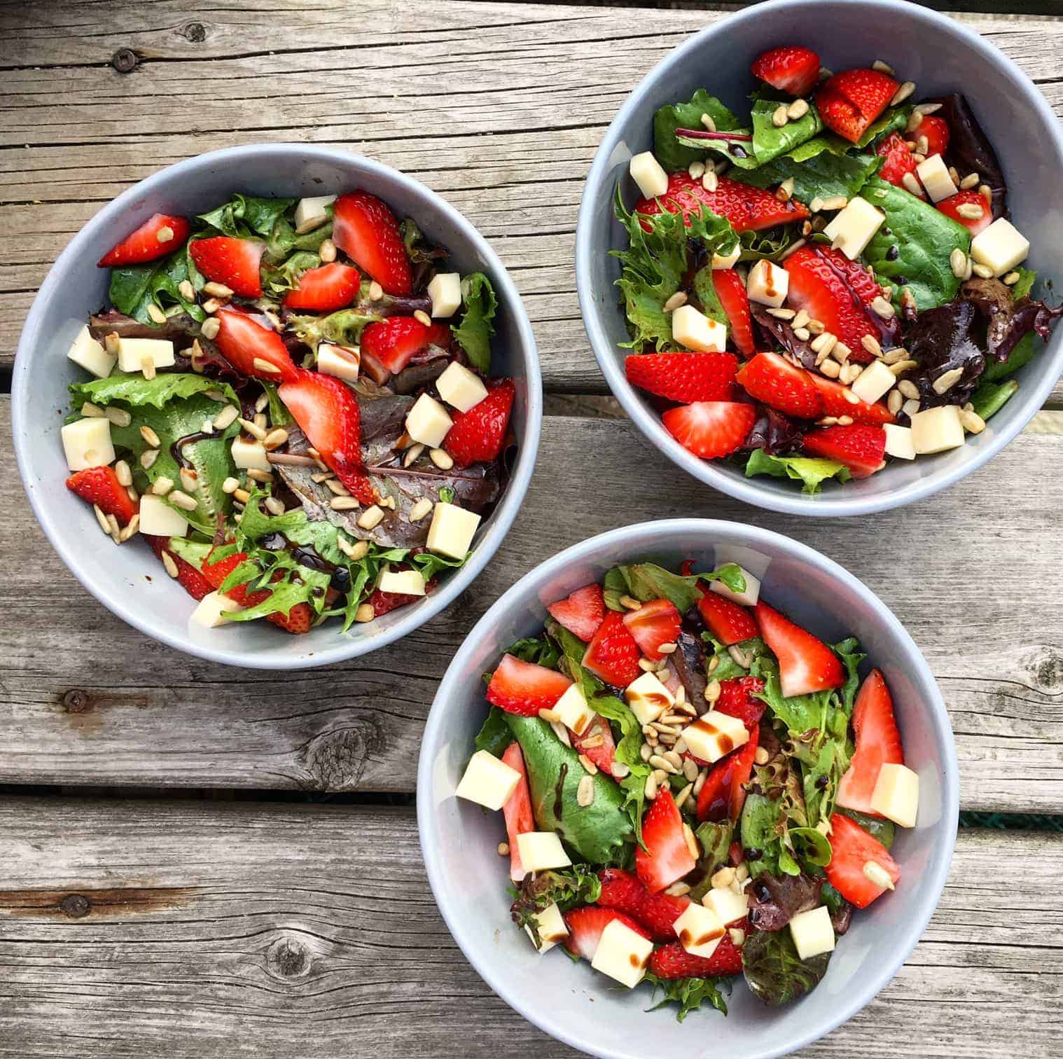 Strawberry Swiss Salad for potluck season