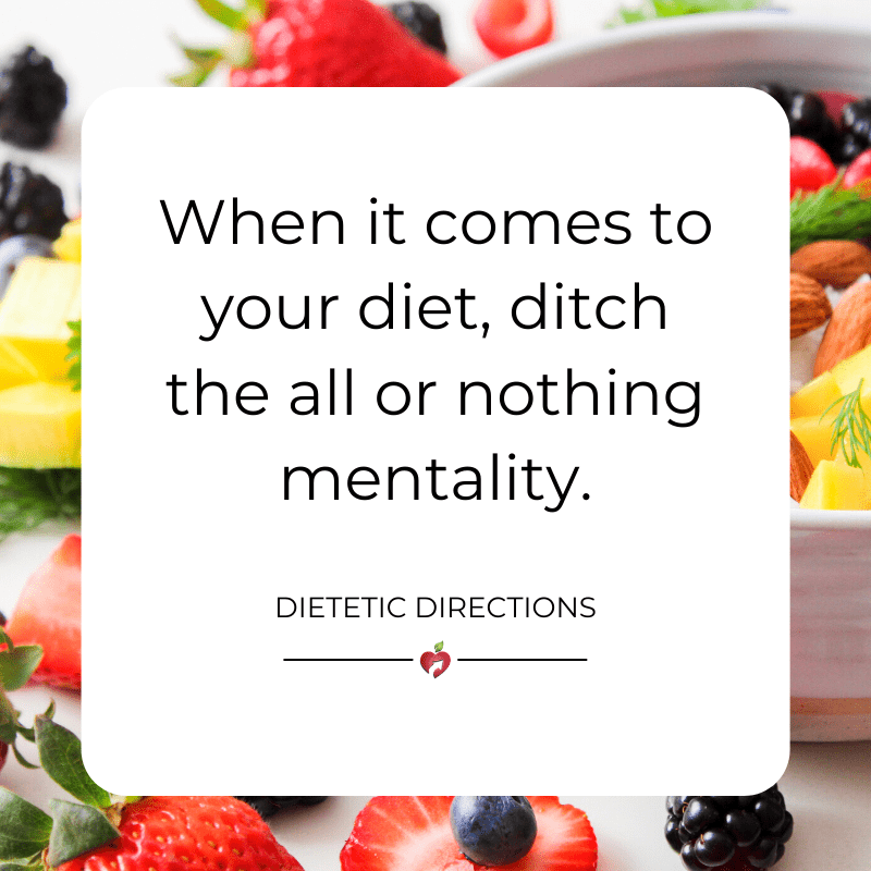 diet all or nothing mentality canva