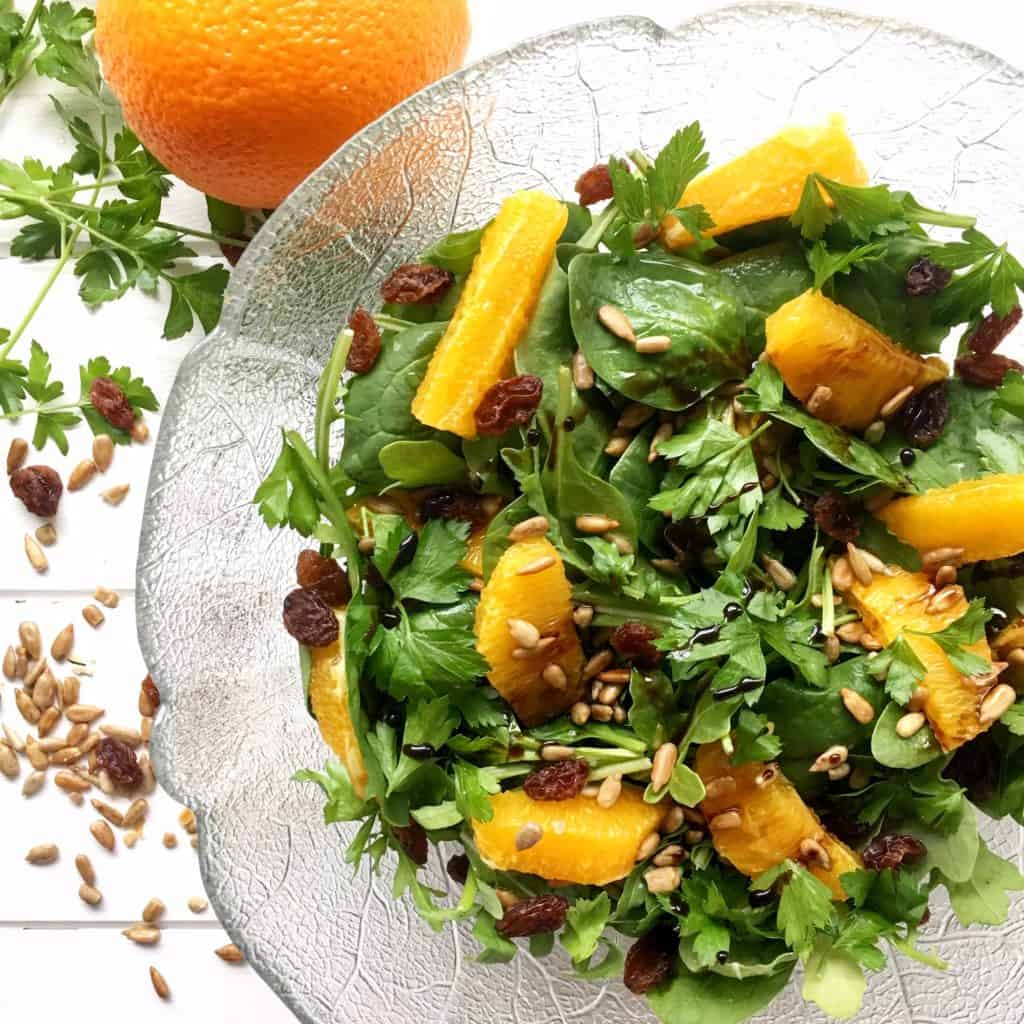 Orange, Parsley & Sunflower Salad