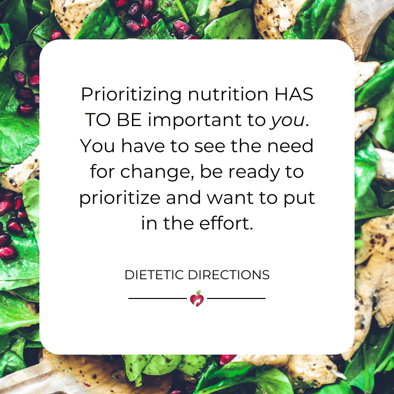 Prioritizing nutrition Canva