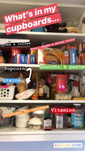 cupboard inventory