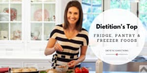 dietitian fridge freezer pantry food