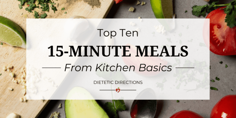 Top Ten 15-Minute Meals From Kitchen Basics