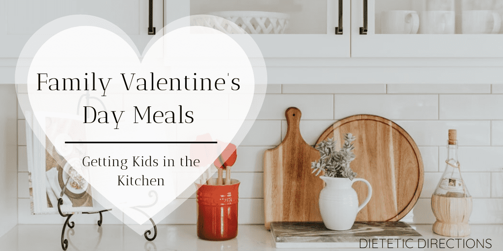 Valentine Meals Kids in kitchen