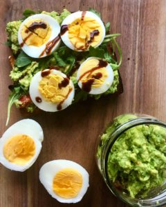 Zesty Avocado Toast with Eggs - Fatty Liver