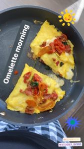 Low FODMAP Breakfast omelette