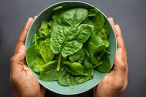 Raspberry Feta Spinach Salad
