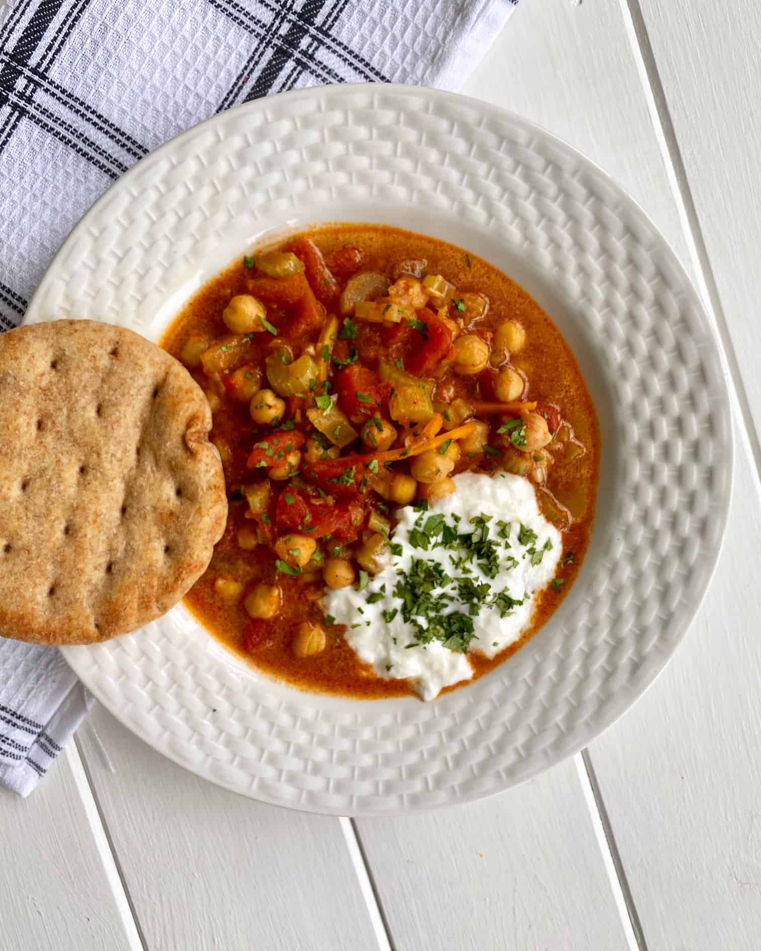 Spicy chana masala