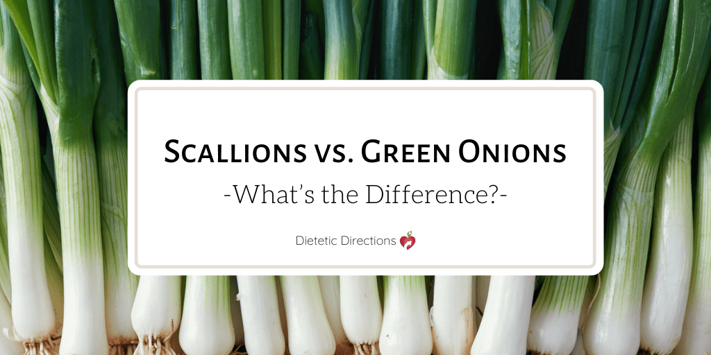 Scallions vs. Green onions