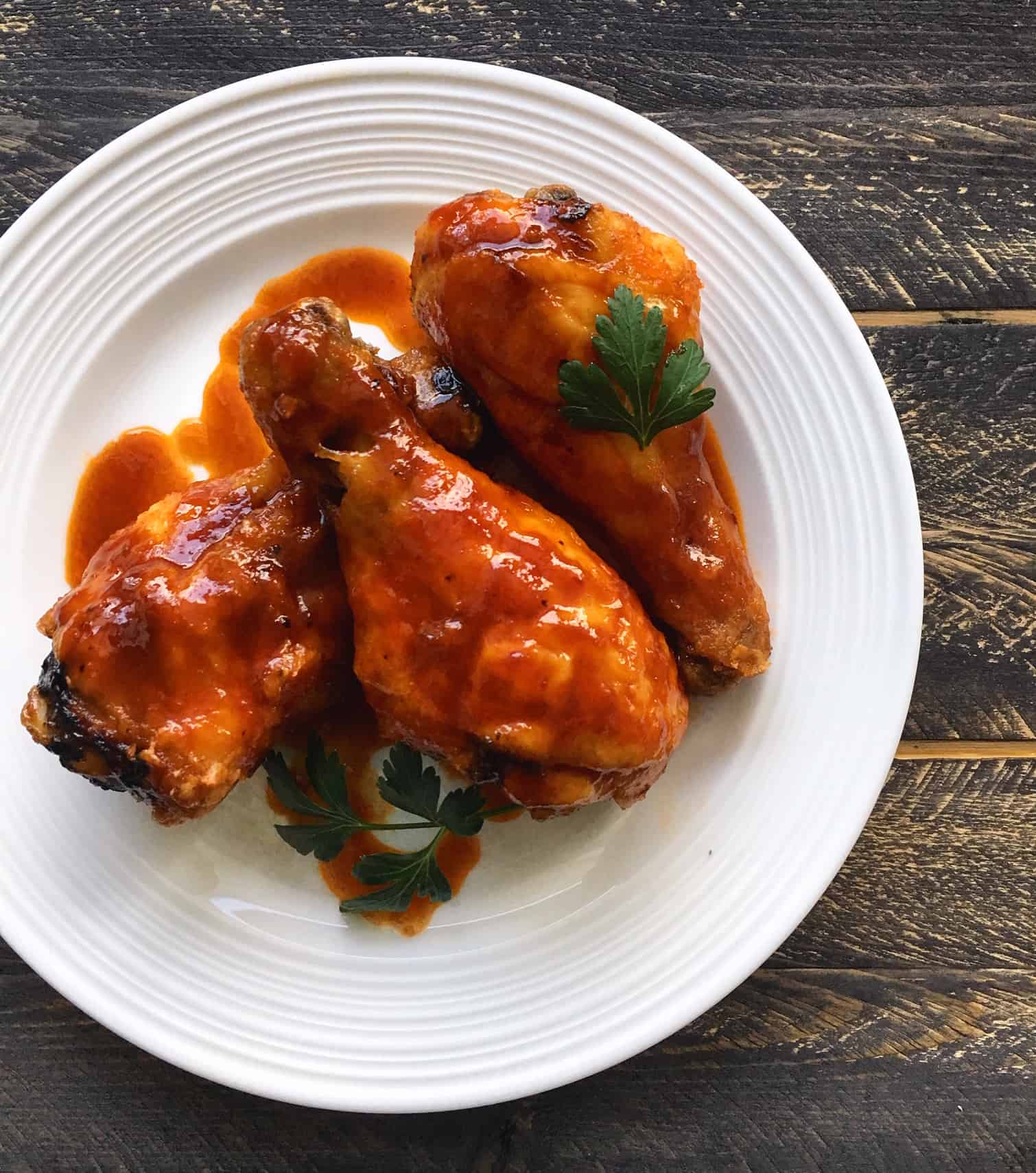 saucy sriracha honey drumsticks