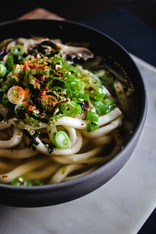 scallion soup noodles