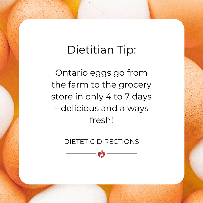 Dietitian tip for eggs