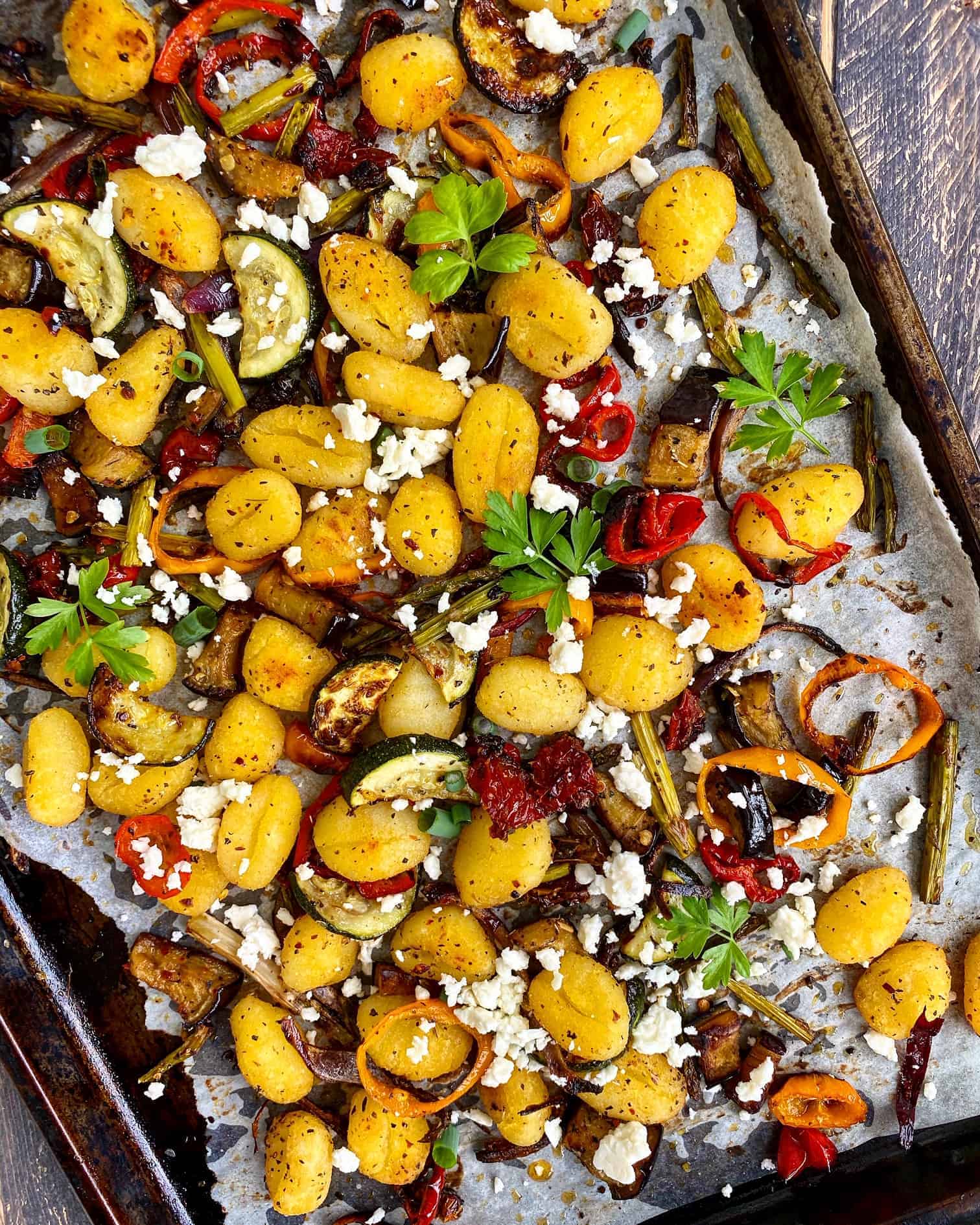 sheet pan gnocchi