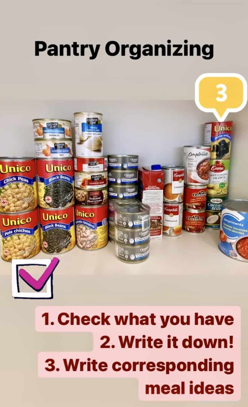 Slash your Grocery Bill - pantry organizing