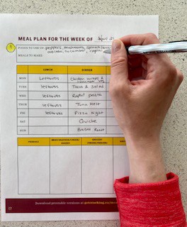 meal planner template