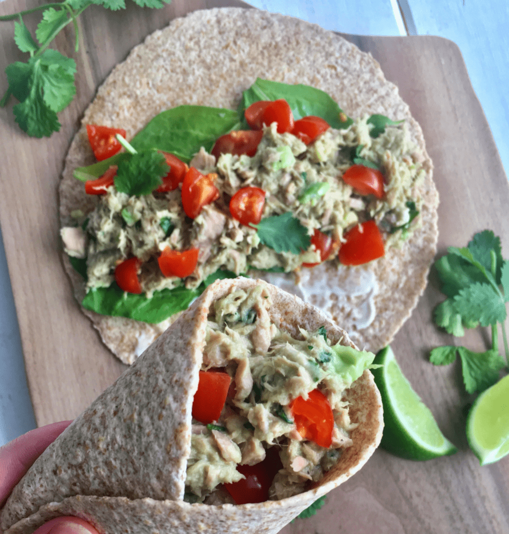 Tuna Salad lunch wrap