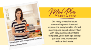 Meal Planning Vs. A Meal Plan - Tips Tricks {Dietetic Directions ...