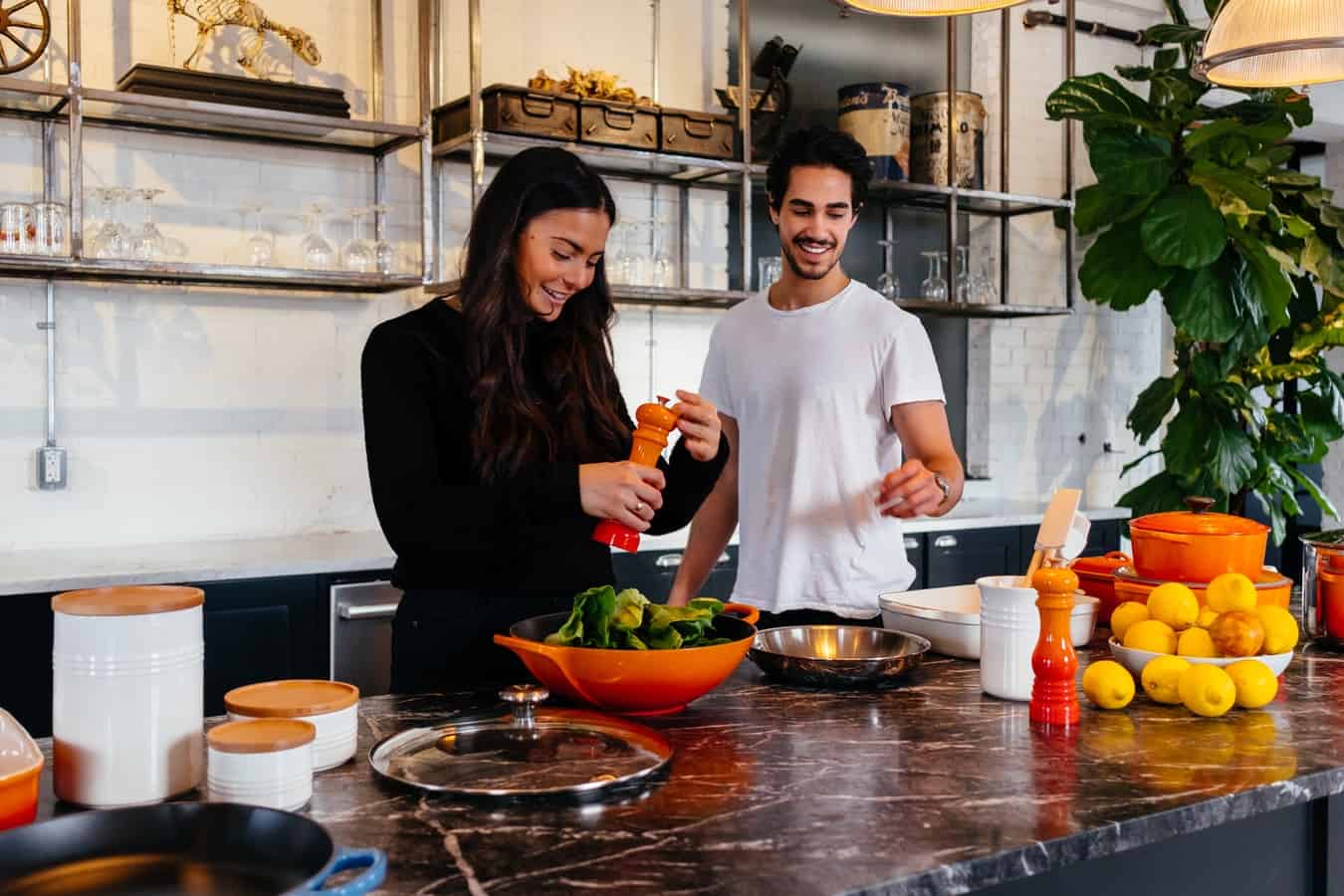 people cooking